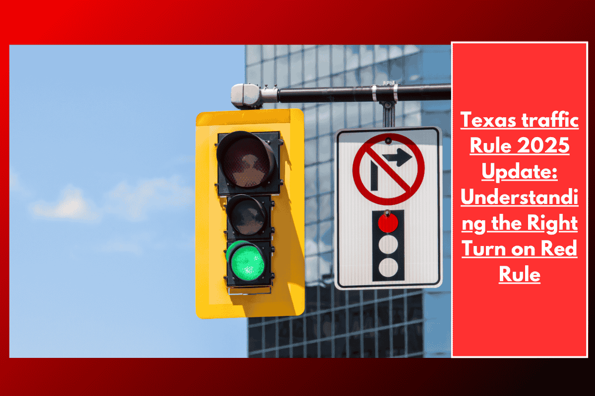 Texas traffic Rule 2025 Update: Understanding the Right Turn on Red Rule