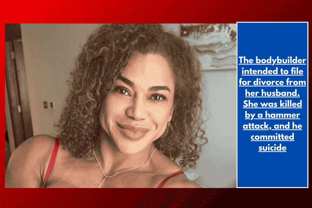 The bodybuilder intended to file for divorce from her husband. She was killed by a hammer attack, and he committed suicide