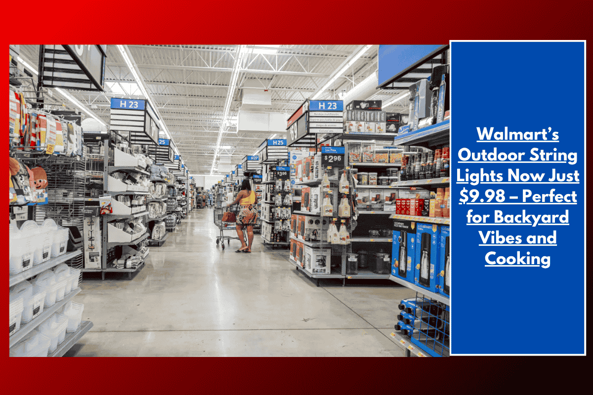 Walmart’s Outdoor String Lights Now Just $9.98 – Perfect for Backyard Vibes and Cooking