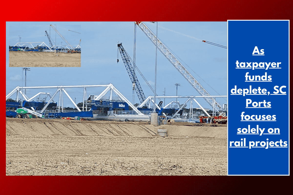 As taxpayer funds deplete, SC Ports focuses solely on rail projects