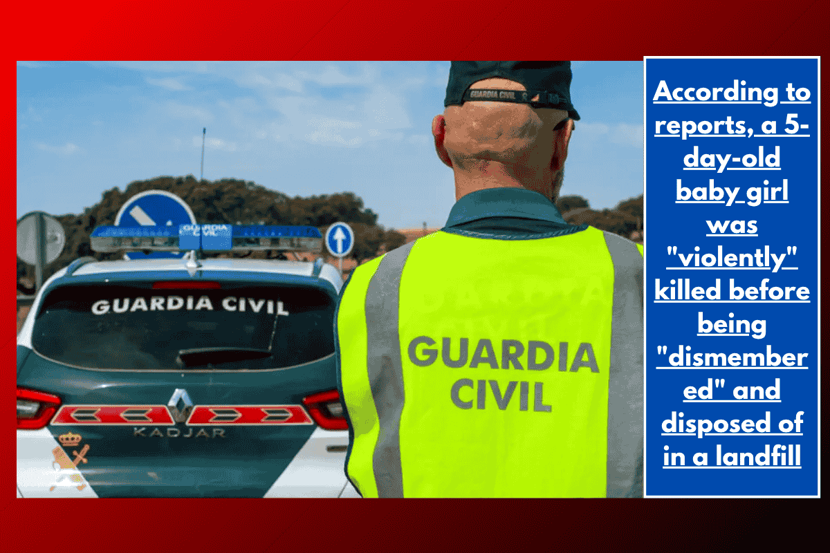 According to reports, a 5-day-old baby girl was "violently" killed before being "dismembered" and disposed of in a landfill