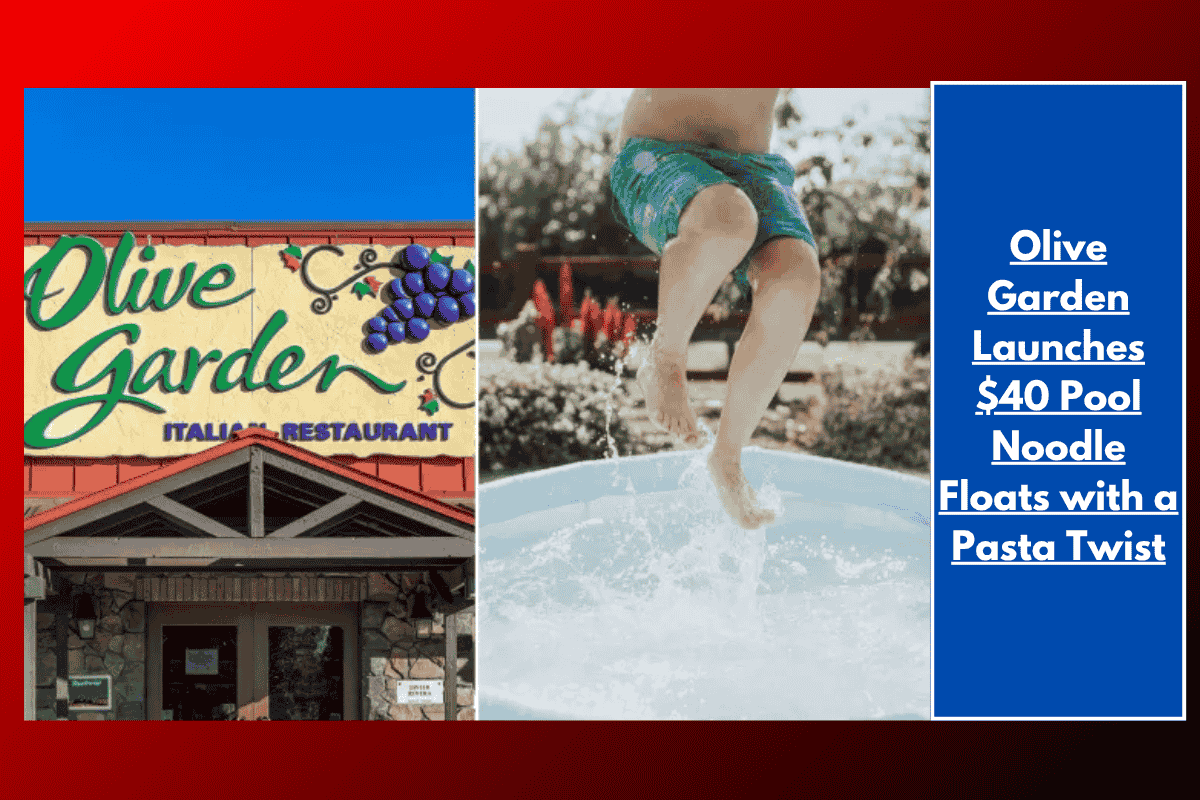 Olive Garden Launches $40 Pool Noodle Floats with a Pasta Twist