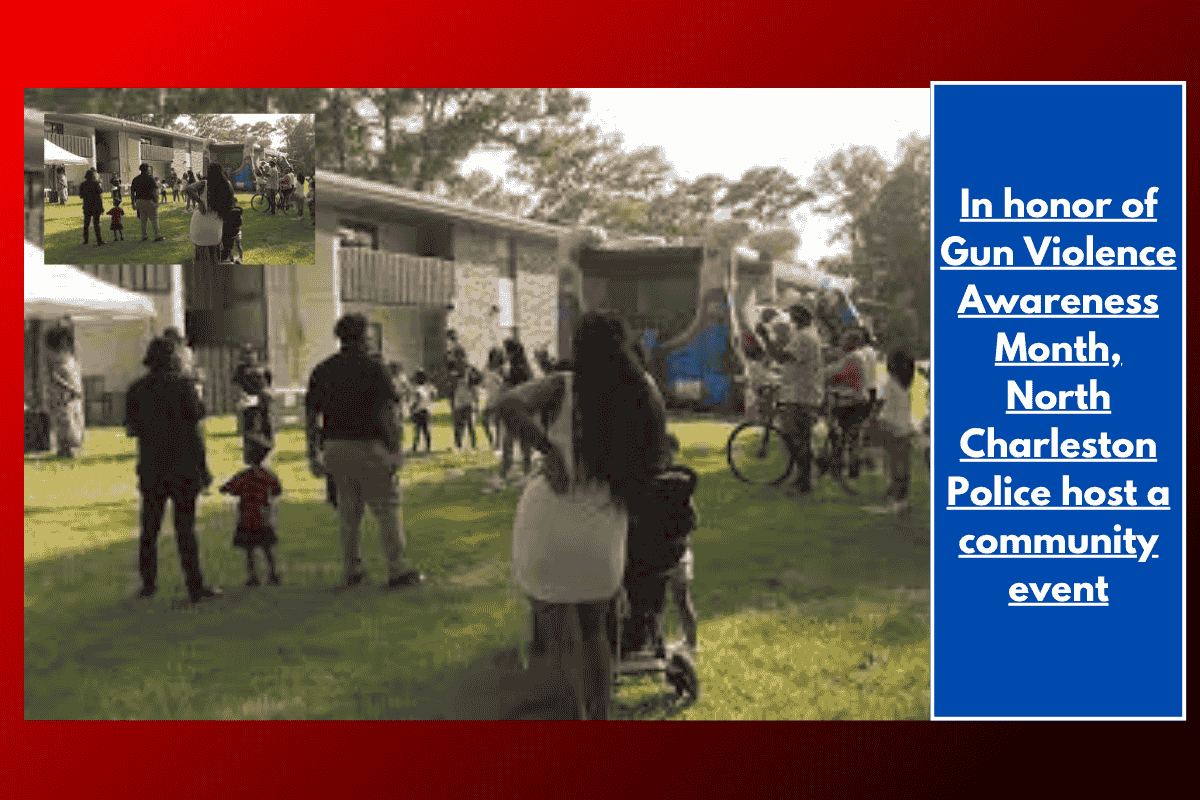 In honor of Gun Violence Awareness Month, North Charleston Police host a community event