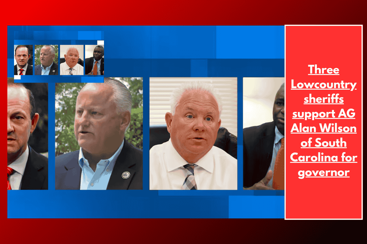 Three Lowcountry sheriffs support AG Alan Wilson of South Carolina for governor