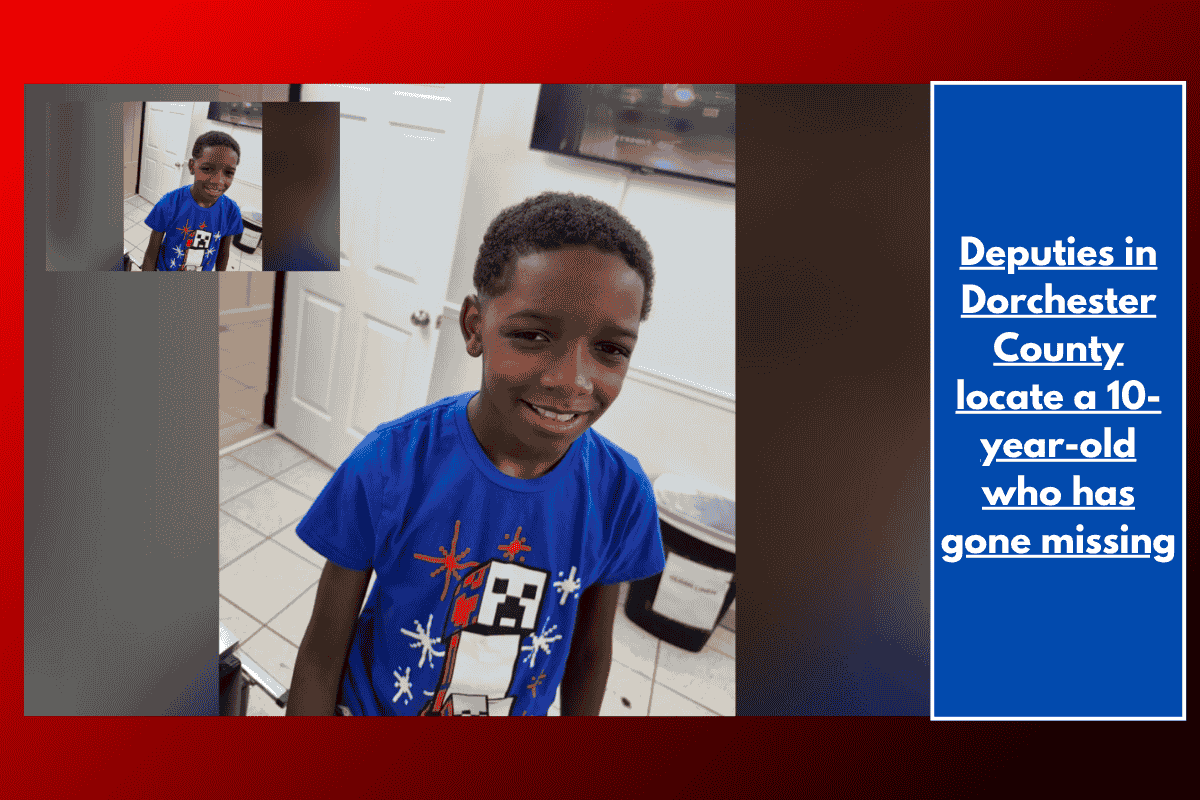 Deputies in Dorchester County locate a 10-year-old who has gone missing