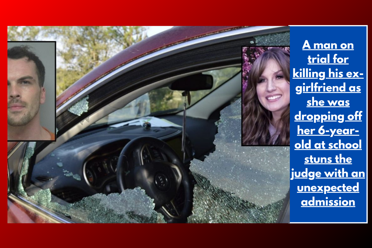 A man on trial for killing his ex-girlfriend as she was dropping off her 6-year-old at school stuns the judge with an unexpected admission