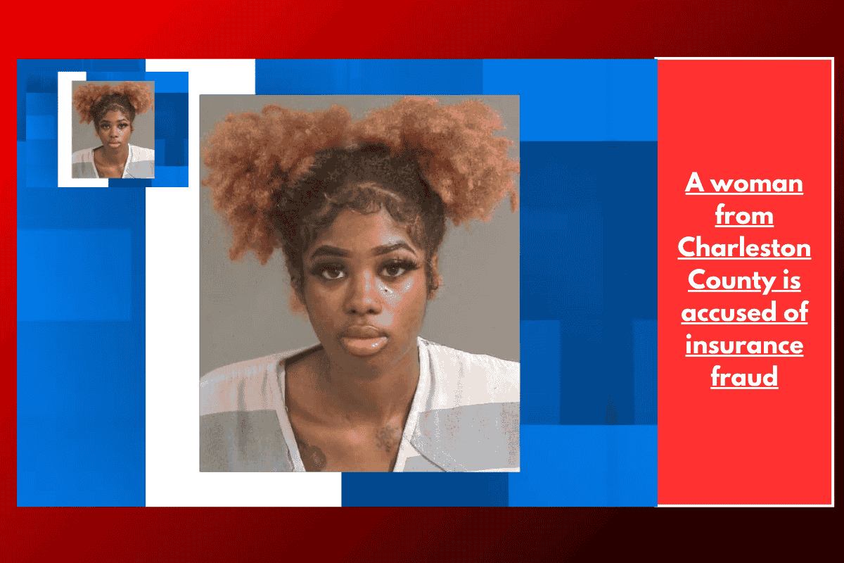 A woman from Charleston County is accused of insurance fraud