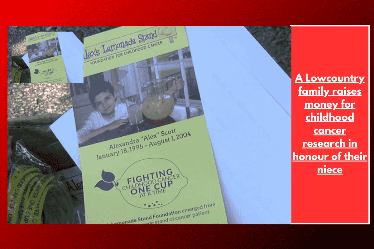 A Lowcountry family raises money for childhood cancer research in honour of their niece