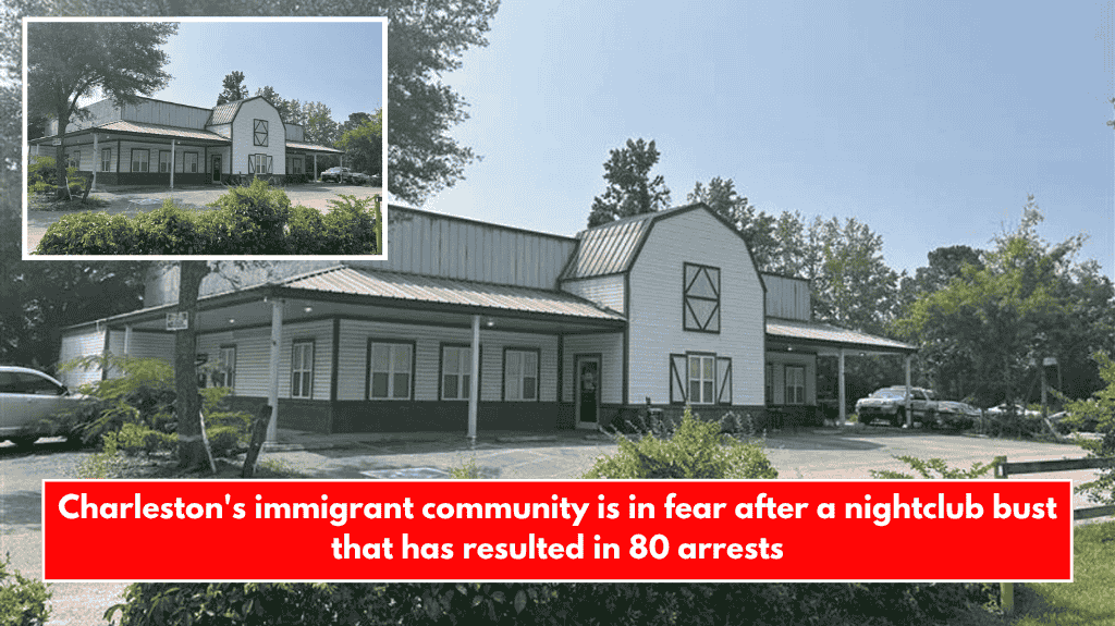 Charleston's immigrant community is in fear after a nightclub bust that has resulted in 80 arrests