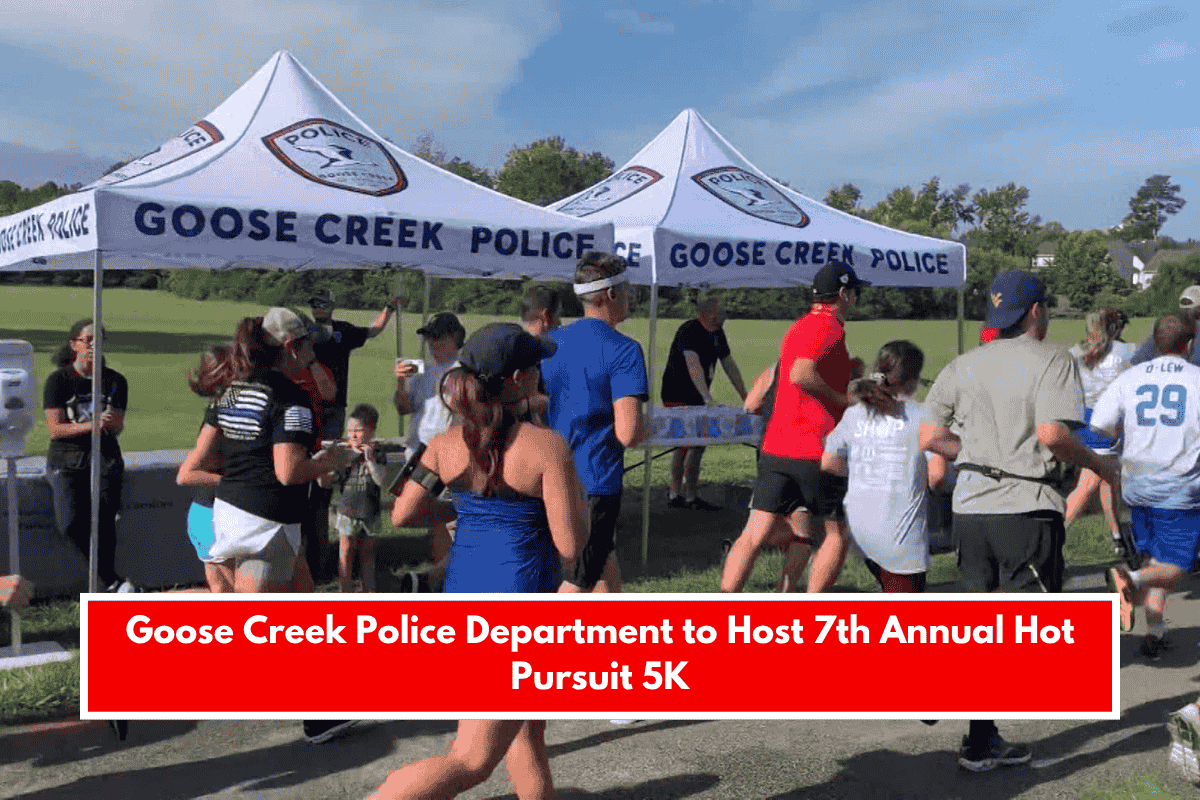 Goose Creek Police Department to Host 7th Annual Hot Pursuit 5K