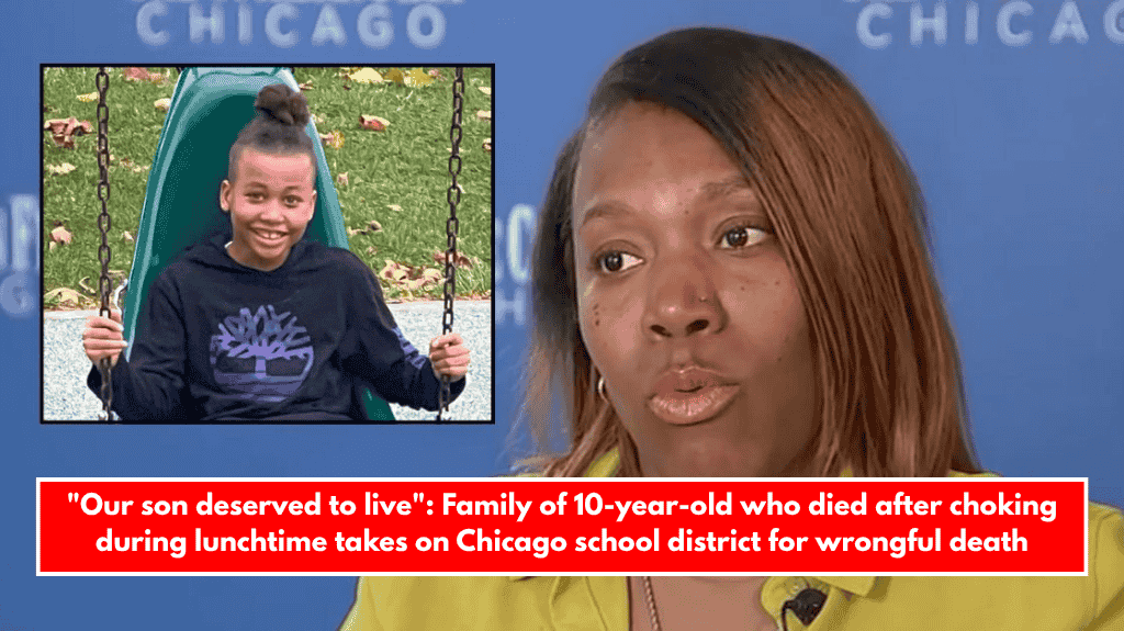 "Our son deserved to live": Family of 10-year-old who died after choking during lunchtime takes on Chicago school district for wrongful death
