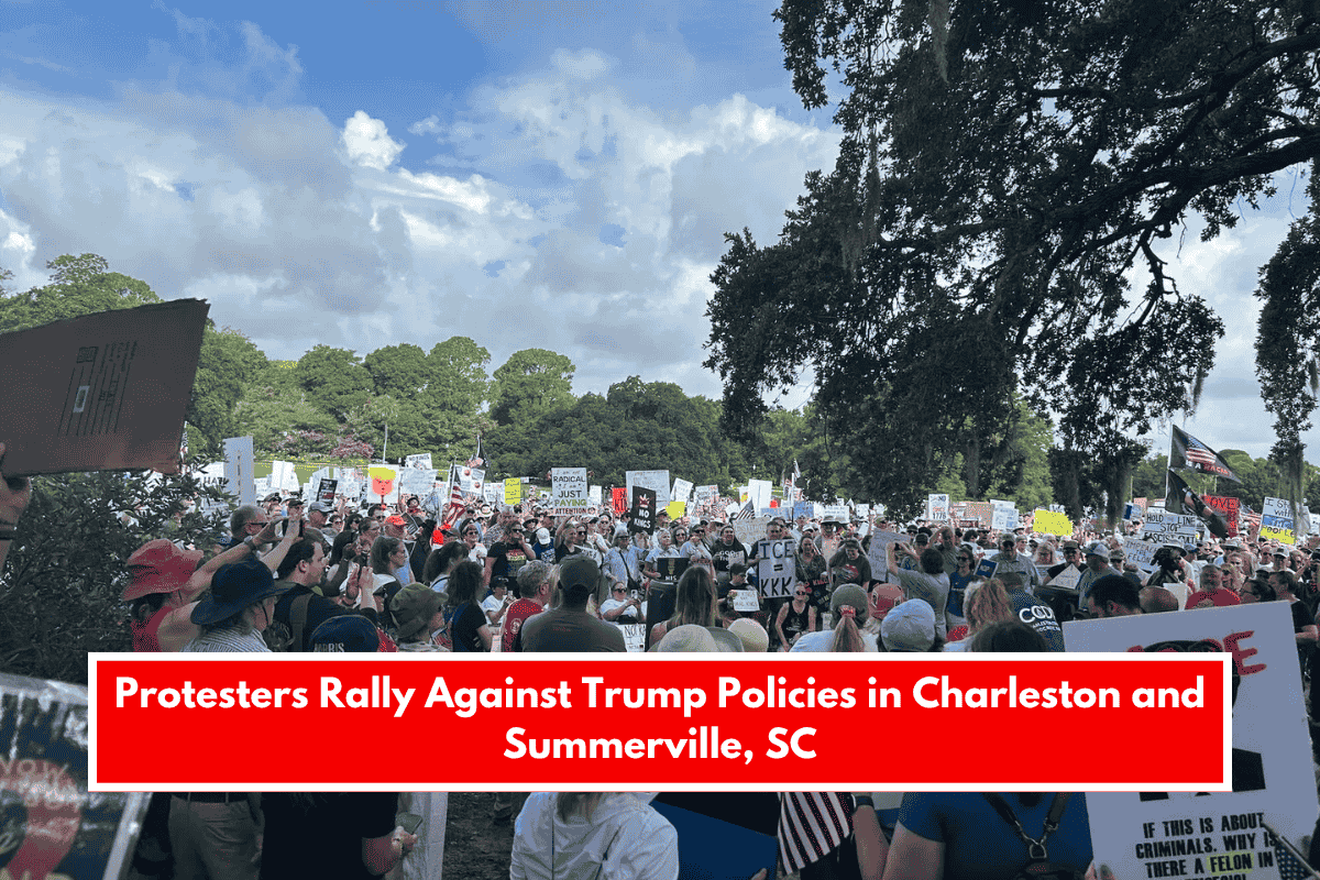 Protesters Rally Against Trump Policies in Charleston and Summerville, SC
