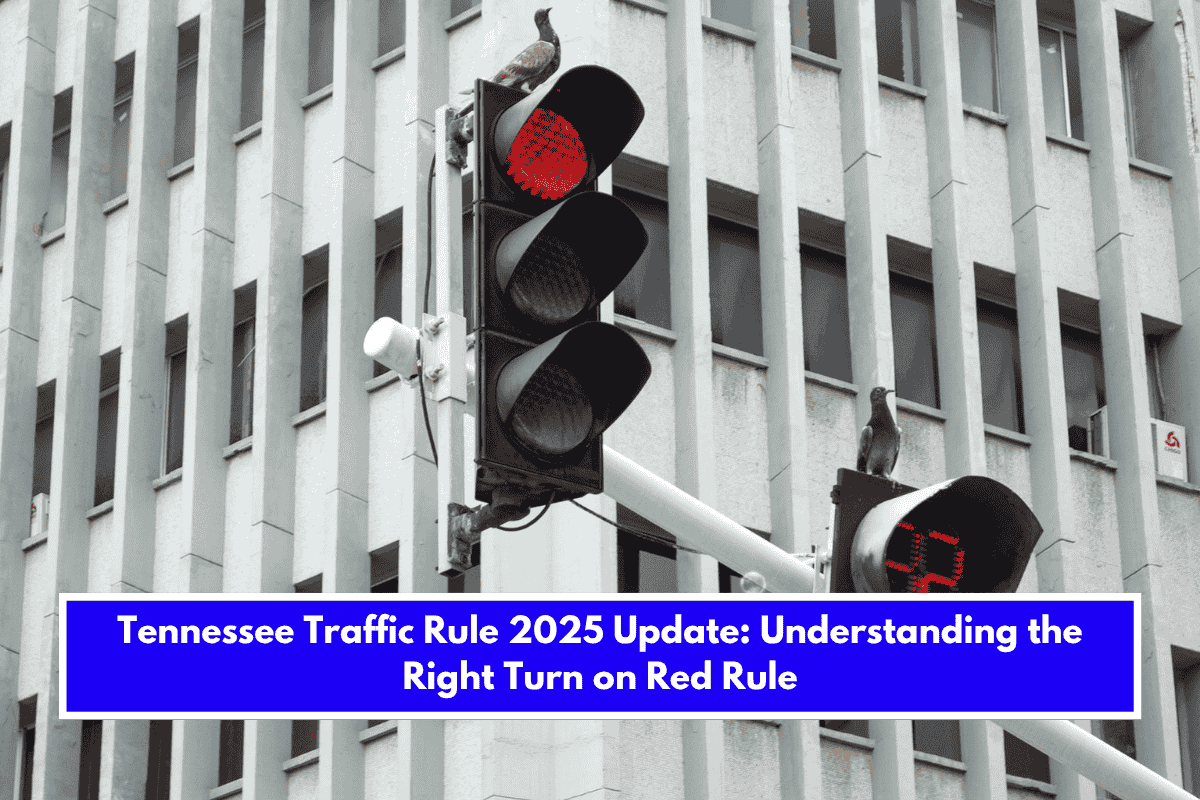 Tennessee Traffic Rule 2025 Update Understanding the Right Turn on Red Rule