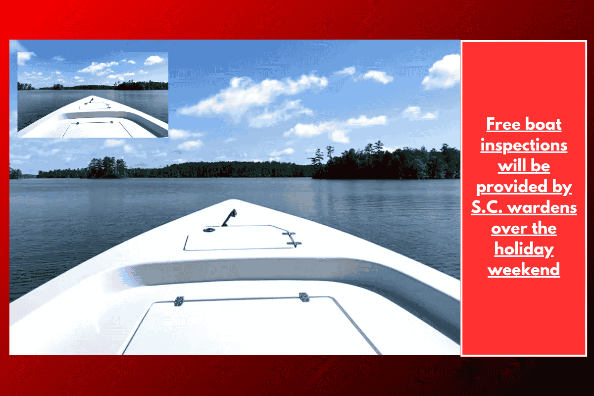 Free boat inspections will be provided by S.C. wardens over the holiday weekend