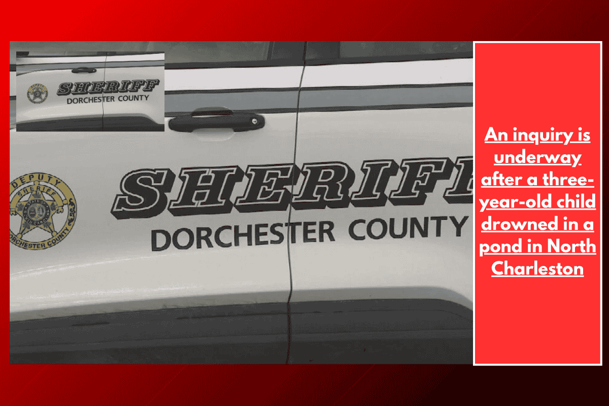 An inquiry is underway after a three-year-old child drowned in a pond in North Charleston