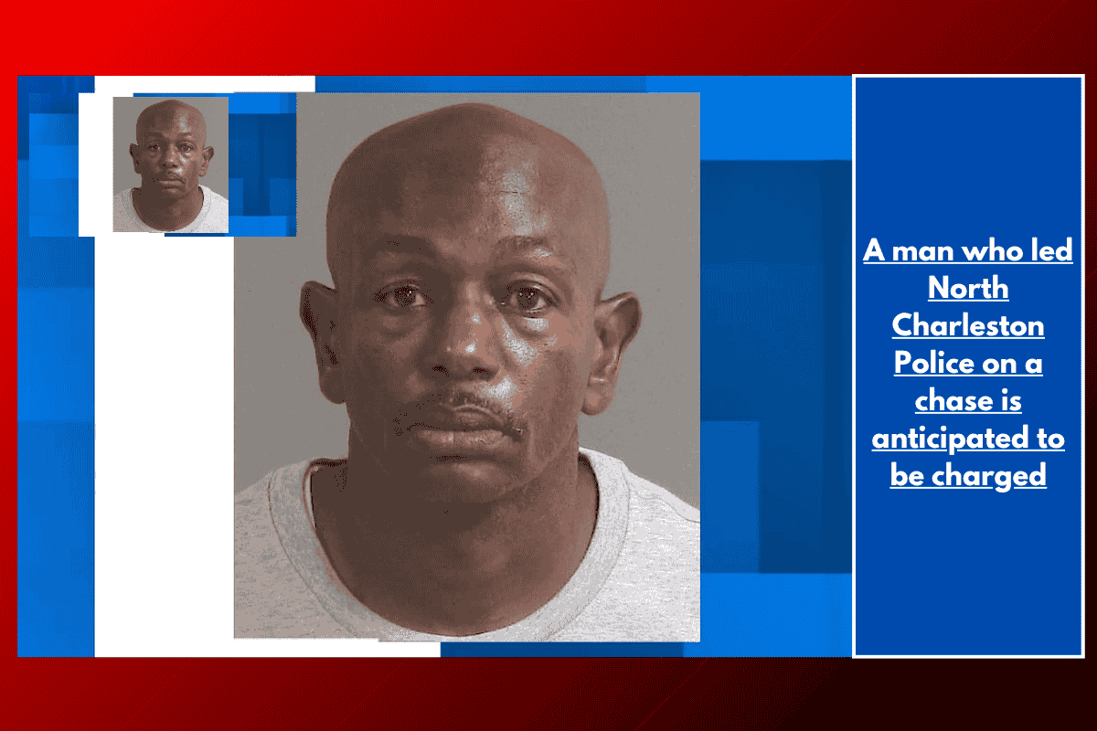 A man who led North Charleston Police on a chase is anticipated to be charged