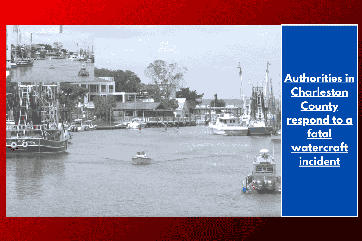 Authorities in Charleston County respond to a fatal watercraft incident