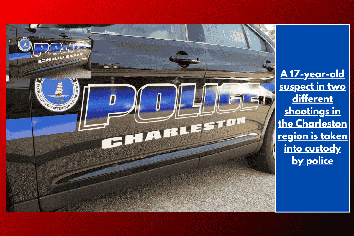 A 17-year-old suspect in two different shootings in the Charleston region is taken into custody by police