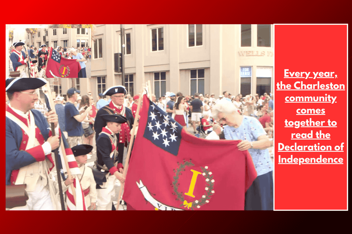 Every year, the Charleston community comes together to read the Declaration of Independence