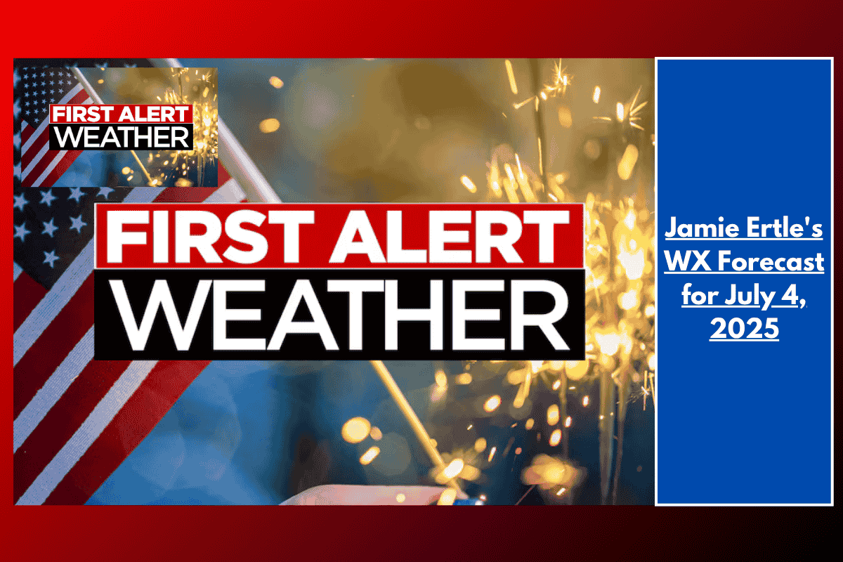 Jamie Ertle's WX Forecast for July 4, 2025