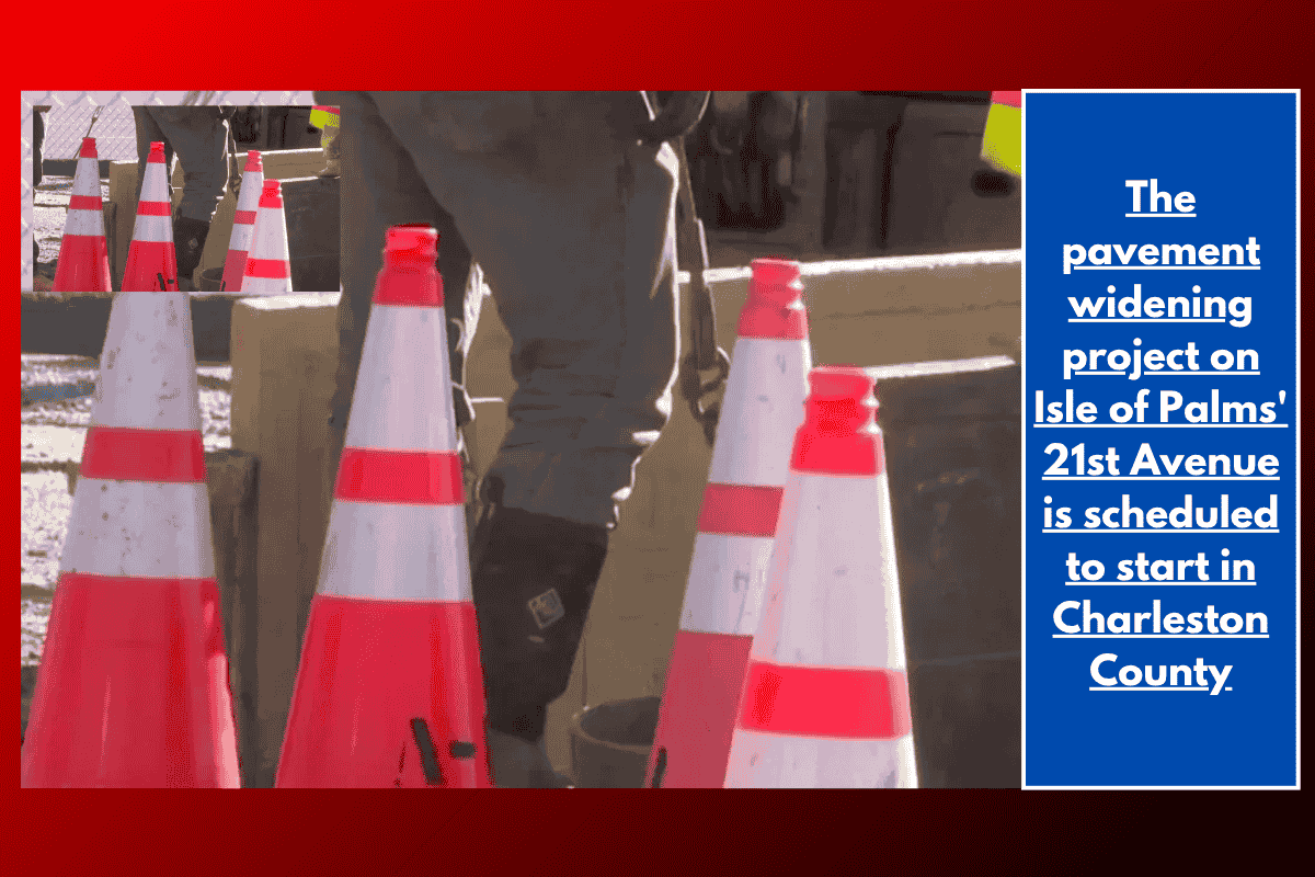 The pavement widening project on Isle of Palms' 21st Avenue is scheduled to start in Charleston County