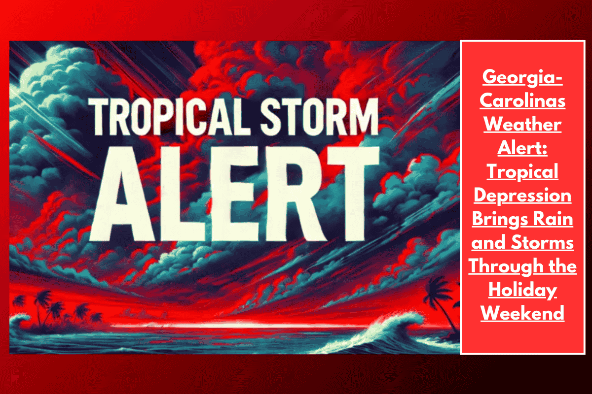 Georgia-Carolinas Weather Alert: Tropical Depression Brings Rain and Storms Through the Holiday Weekend