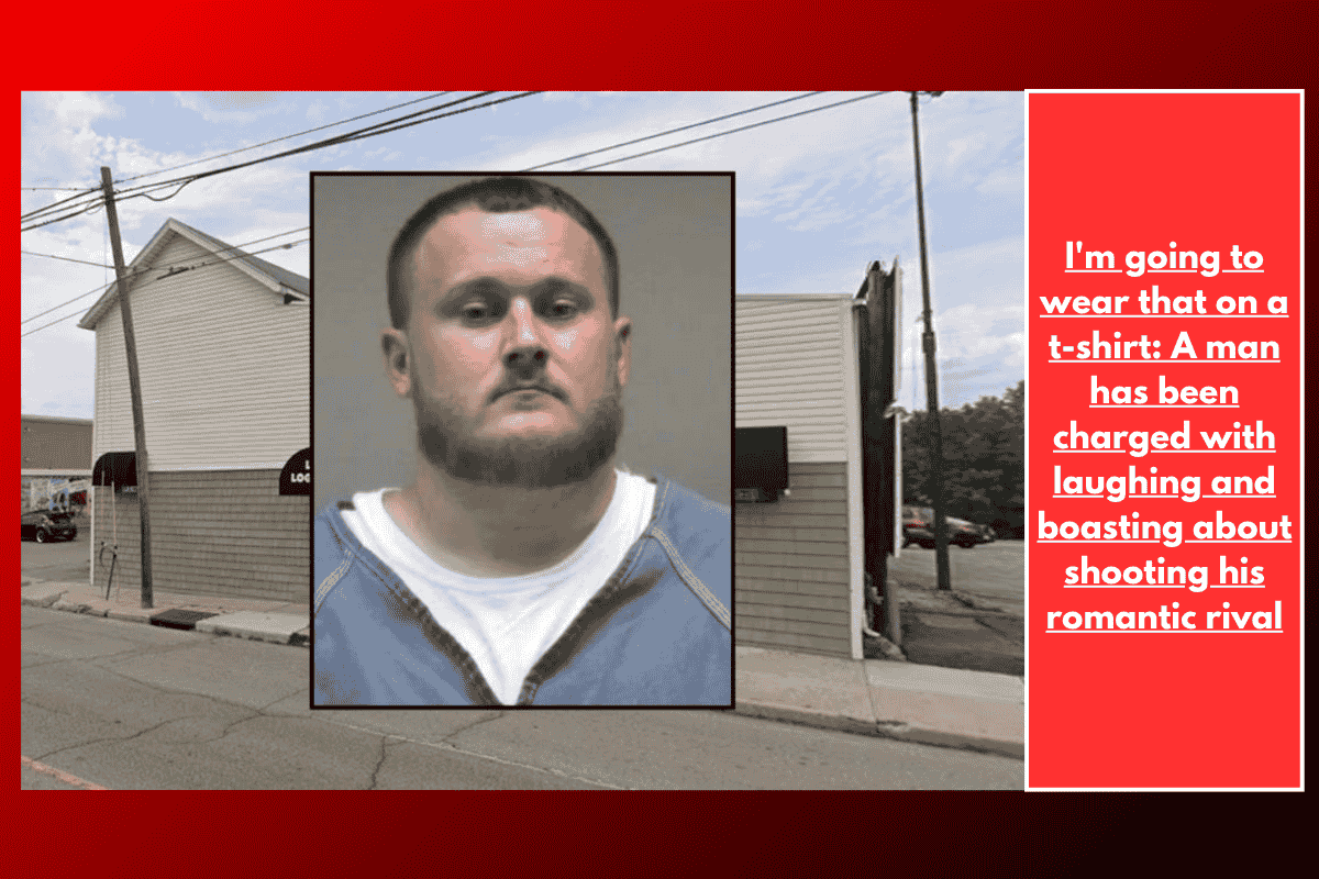 I'm going to wear that on a t-shirt: A man has been charged with laughing and boasting about shooting his romantic rival