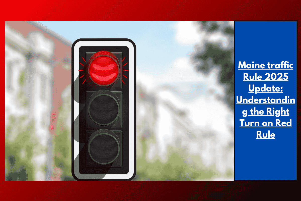 Maine traffic Rule 2025 Update: Understanding the Right Turn on Red Rule