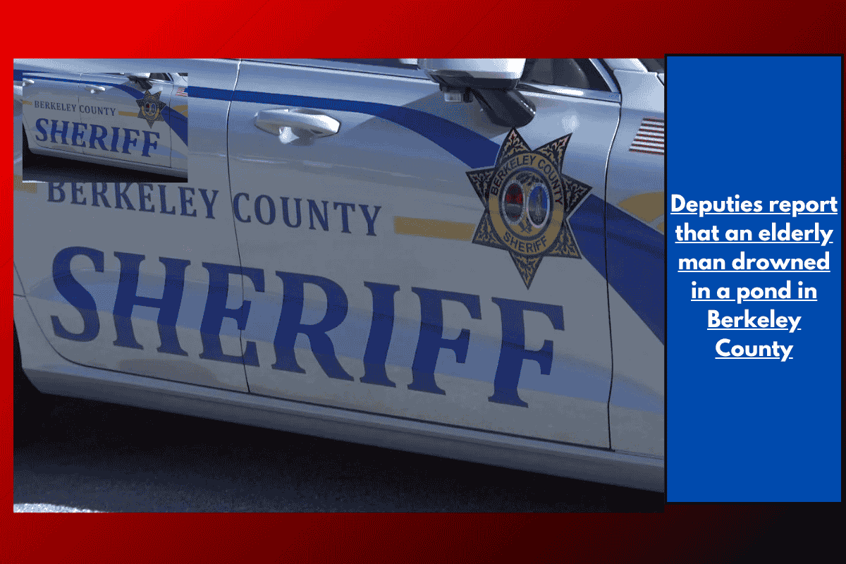 Deputies report that an elderly man drowned in a pond in Berkeley County