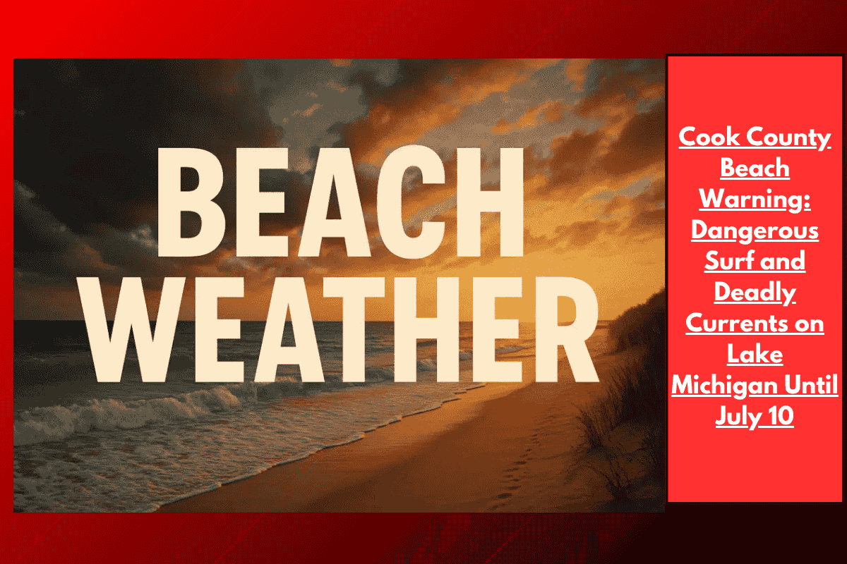 Cook County Beach Warning: Dangerous Surf and Deadly Currents on Lake Michigan Until July 10
