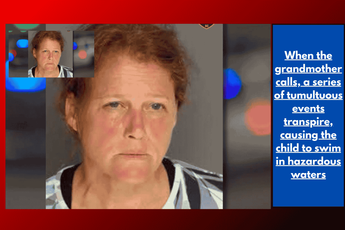 When the grandmother calls, a series of tumultuous events transpire, causing the child to swim in hazardous waters