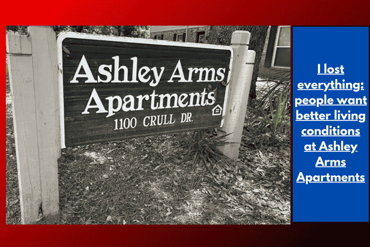 I lost everything: people want better living conditions at Ashley Arms Apartments