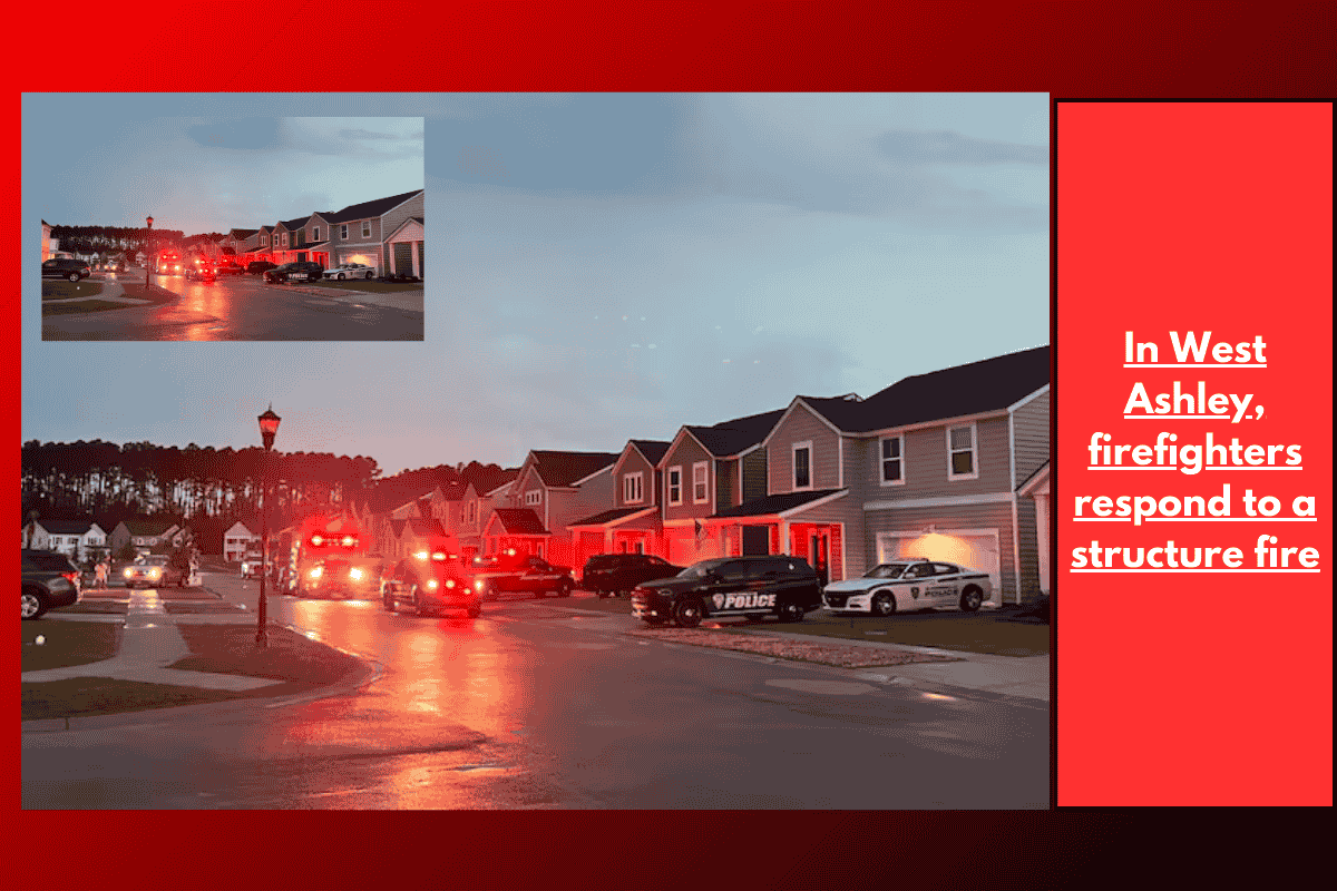 In West Ashley, firefighters respond to a structure fire
