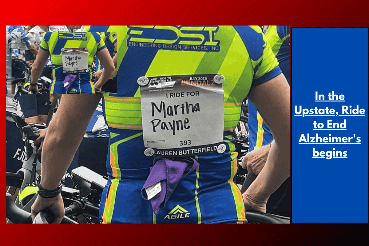 In the Upstate, Ride to End Alzheimer's begins
