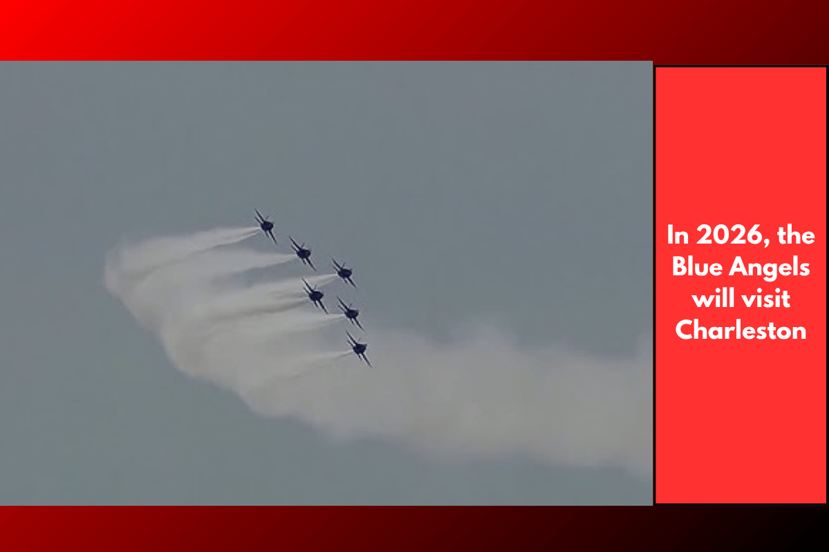 In 2026, the Blue Angels will visit Charleston