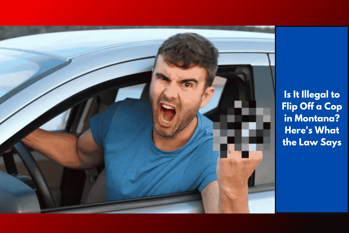 Is It Illegal to Flip Off a Cop in Montana? Here's What the Law Says