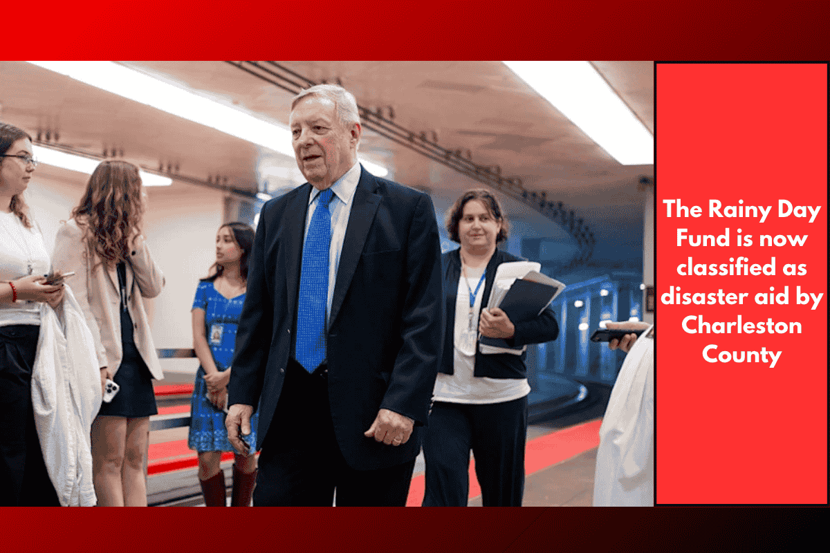 The Rainy Day Fund is now classified as disaster aid by Charleston County