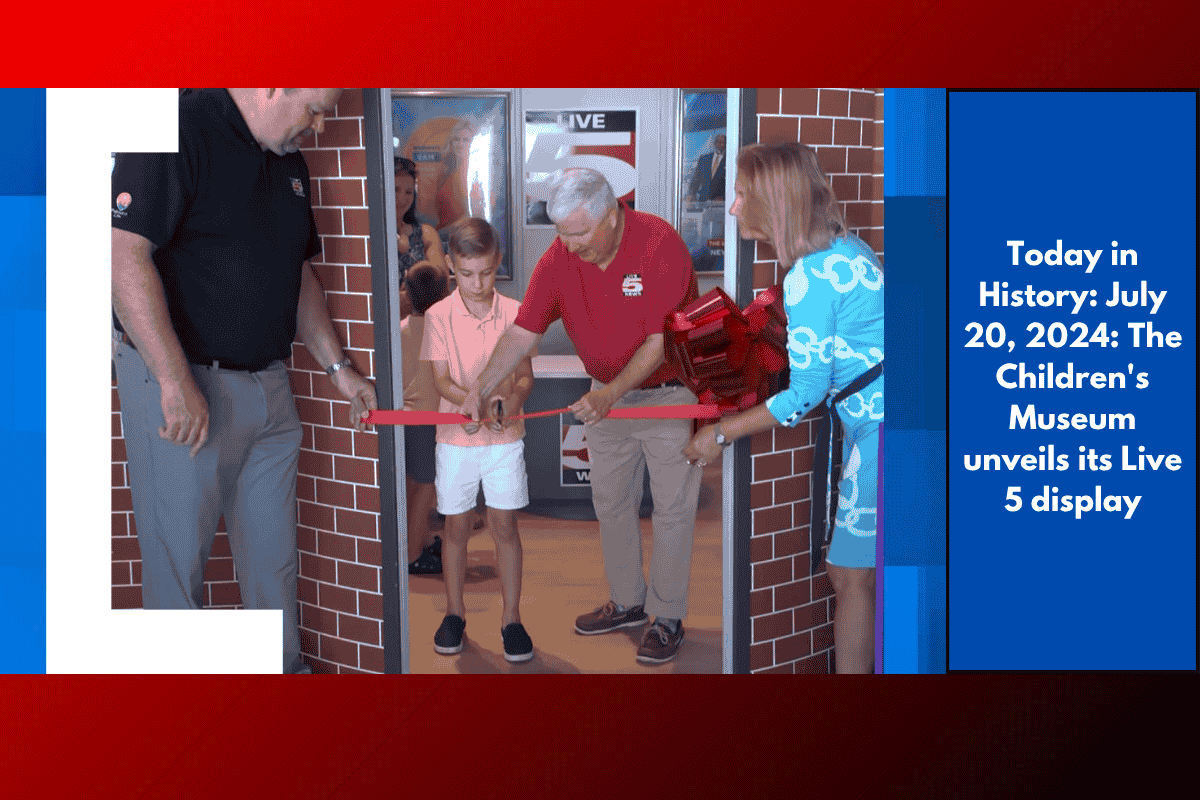 Today in History: July 20, 2024: The Children's Museum unveils its Live 5 display