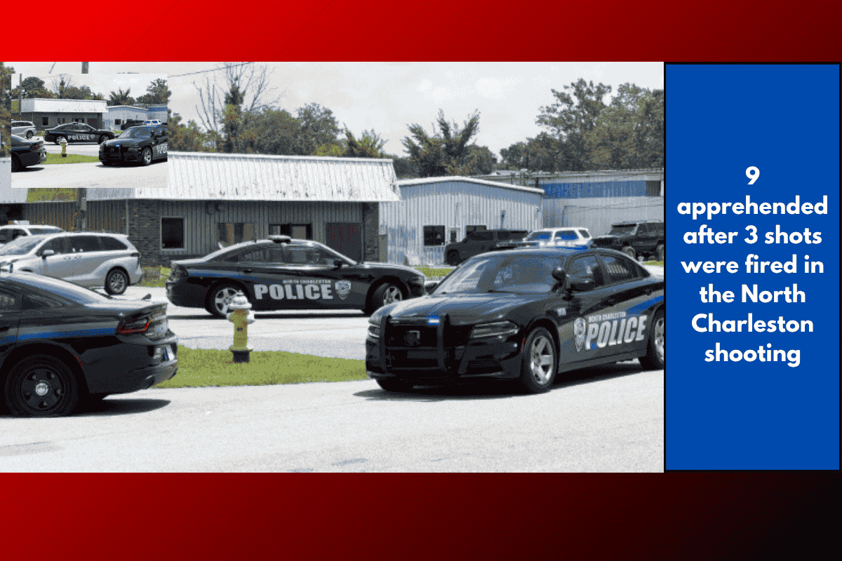 9 apprehended after 3 shots were fired in the North Charleston shooting