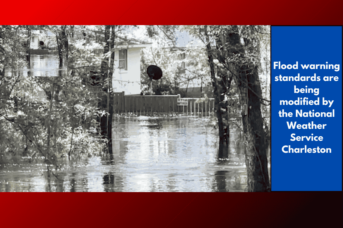 Flood warning standards are being modified by the National Weather Service Charleston