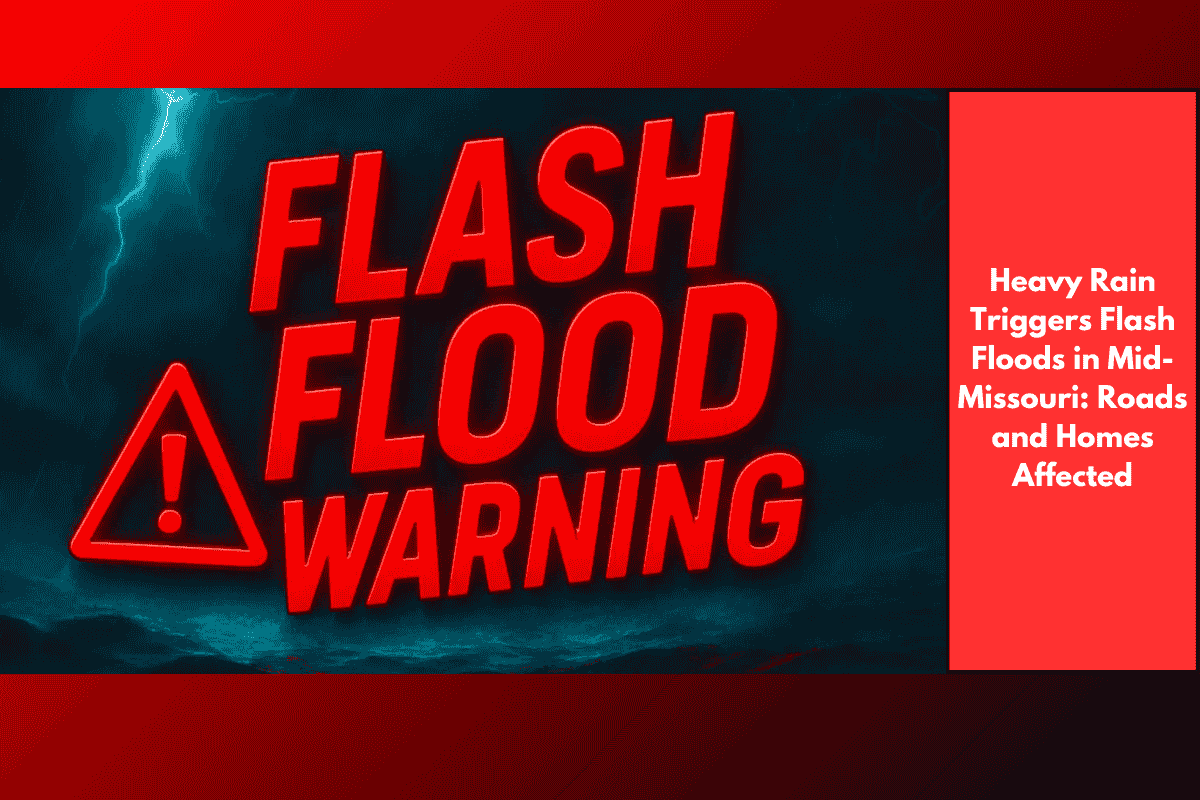 Heavy Rain Triggers Flash Floods in Mid-Missouri: Roads and Homes Affected