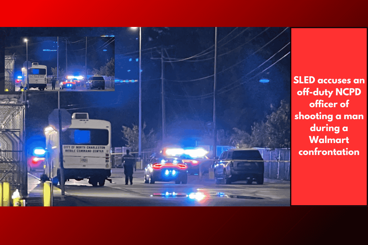 SLED accuses an off-duty NCPD officer of shooting a man during a Walmart confrontation
