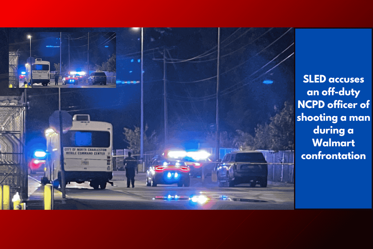 SLED accuses an off-duty NCPD officer of shooting a man during a Walmart confrontation