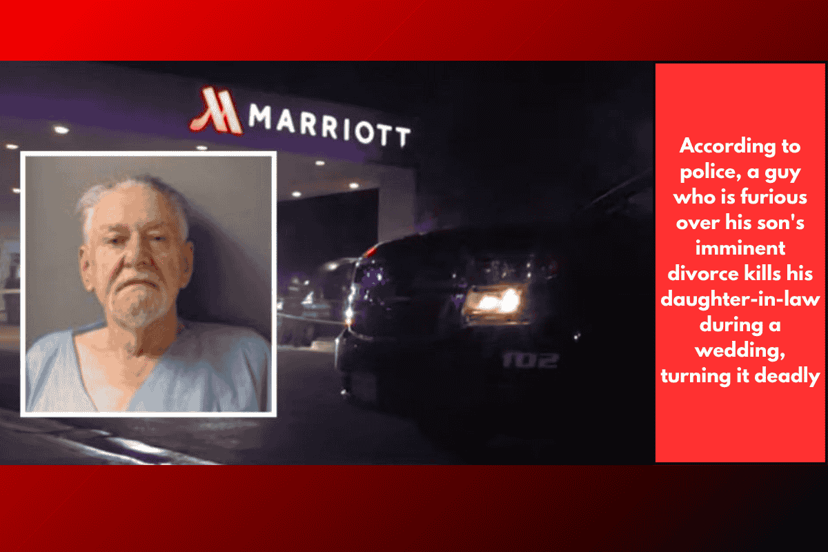 According to police, a guy who is furious over his son's imminent divorce kills his daughter-in-law during a wedding, turning it deadly