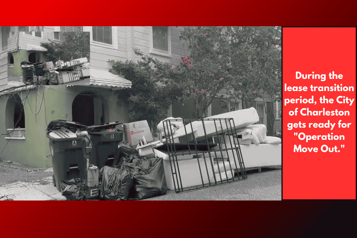 During the lease transition period, the City of Charleston gets ready for "Operation Move Out."
