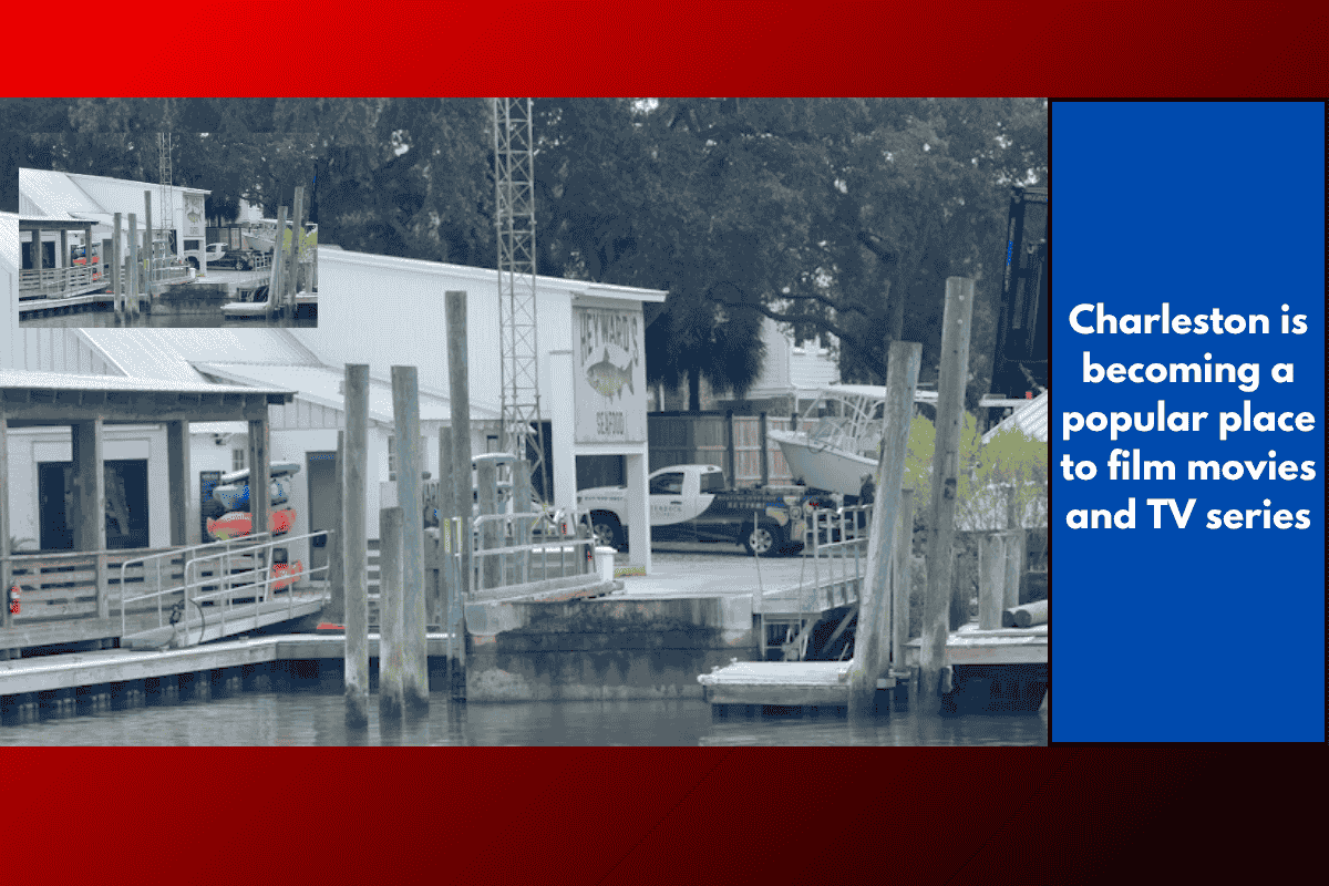 Charleston is becoming a popular place to film movies and TV series