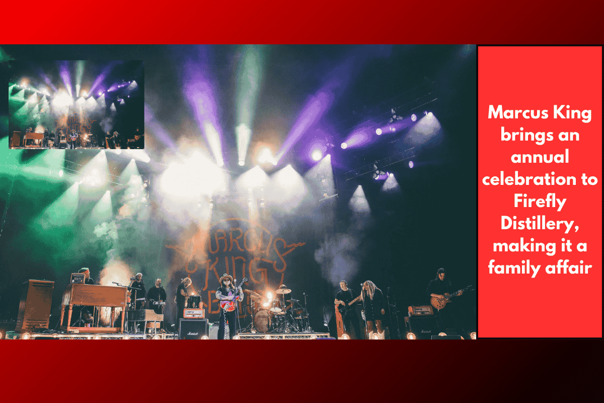 Marcus King brings an annual celebration to Firefly Distillery, making it a family affair