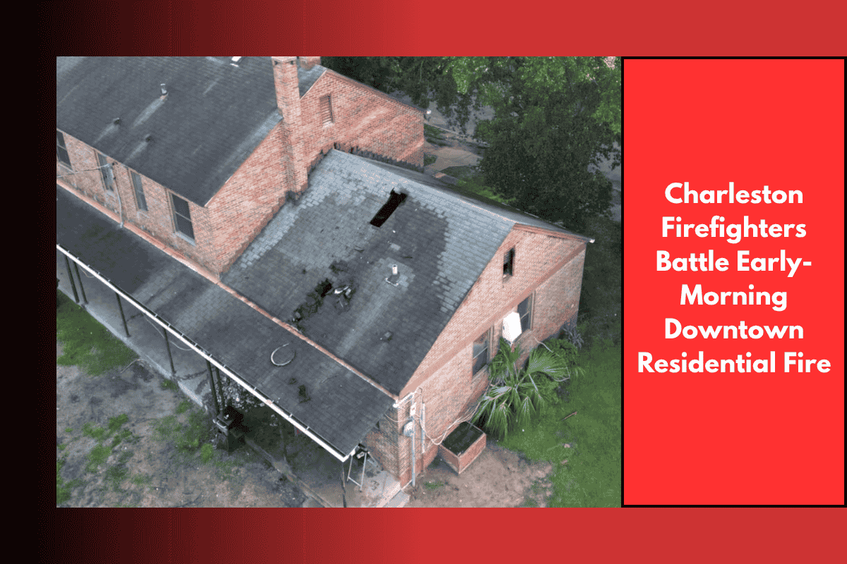 Charleston Firefighters Battle Early-Morning Downtown Residential Fire