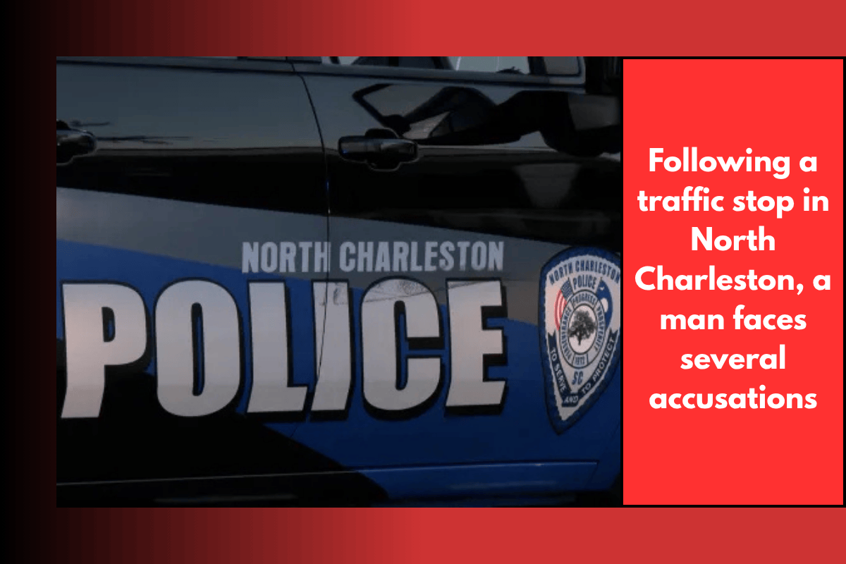 Following a traffic stop in North Charleston, a man faces several accusations
