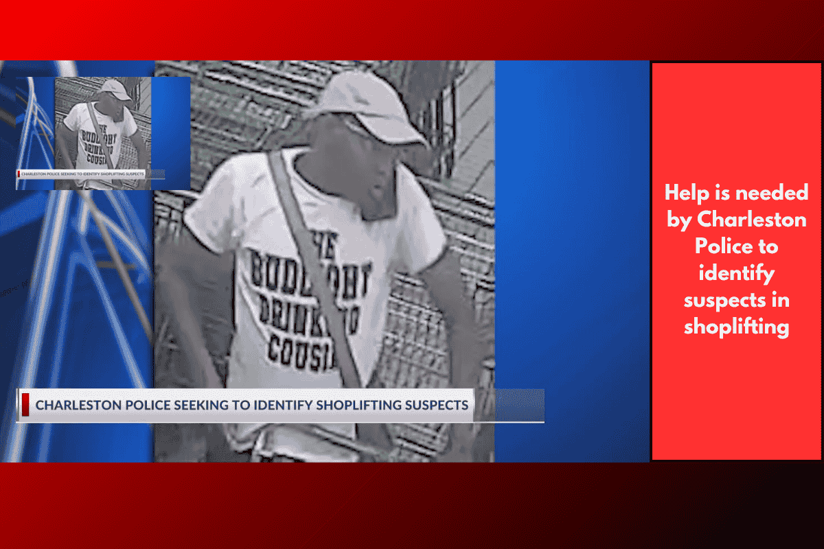 Help is needed by Charleston Police to identify suspects in shoplifting
